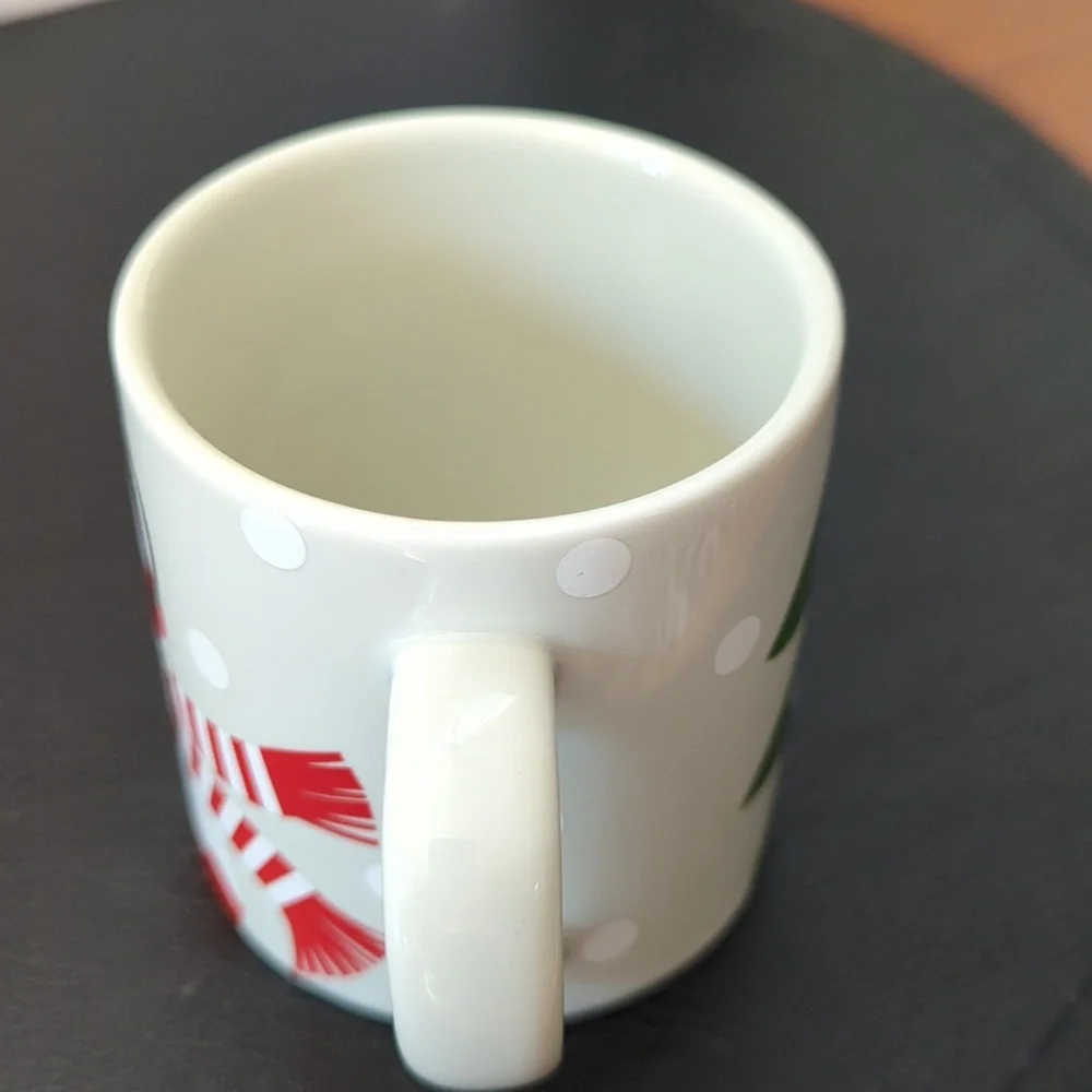 Crate & Barrel Mug 2017 Joan Anderson Snowman Holiday 12 oz Mug Child's